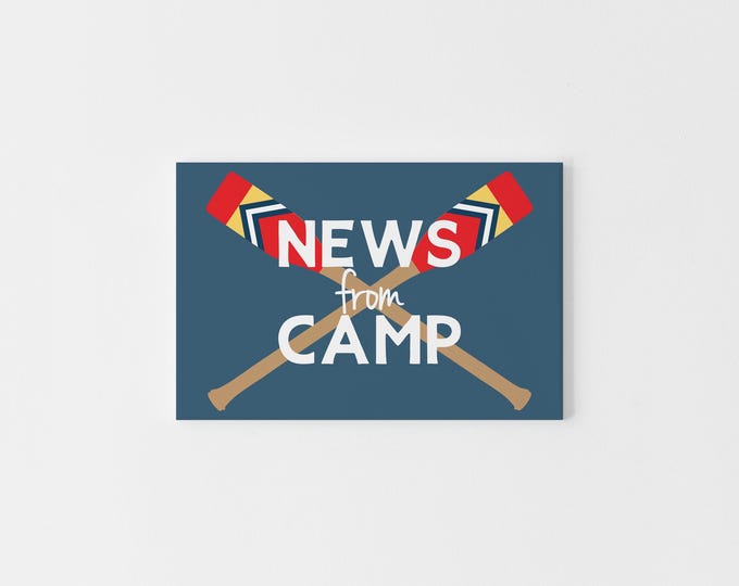 Kids Camp Postcards – News From Camp | Summer Camp Stationery for Kids | Camp Letters Home | Camp Mail | Camp Care Package Essentials
