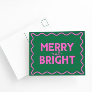 SET DI CARTOLINE DELLE FESTE SEMPLICI E COLORATE, Cartoline delle feste allegre e luminose, Cartoline di Buon Natale, Biglietti di Buone Feste