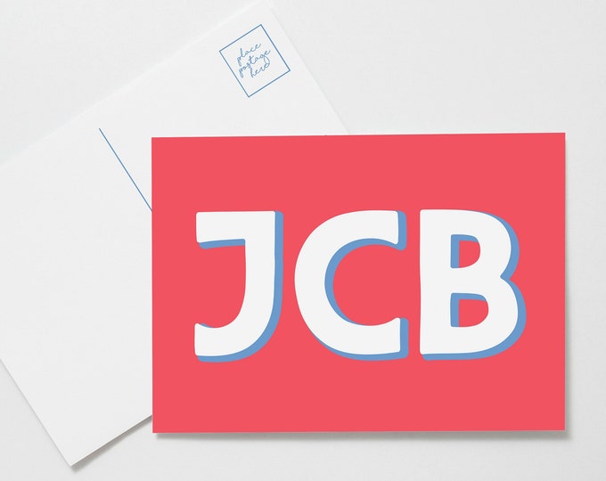 Personalized Postcard Set - Custom Kids Monogram Stationery, Colorful Thank You Postcards for Boys & Girls