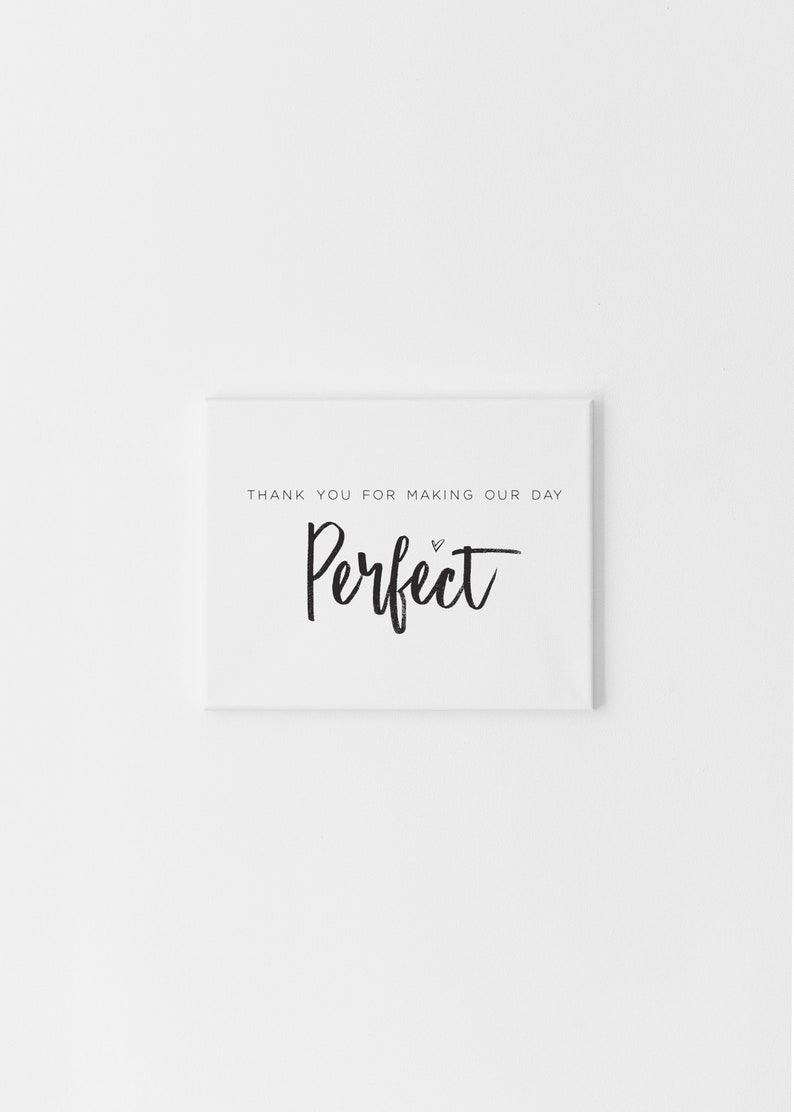 Thank You for the Beautiful Wedding Card, Wedding Planner Thank You, Events Coordinator Card, Wedding Planner Card, Party Planner bild 1