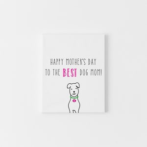 Tarjeta del Día de la Madre para mamá PERRO, Tarjeta del Día de la Madre para mamá perruna, Tarjetas del Día de la Madre para mamá perruna, Tarjetas del Día de la Madre, Tarjetas del Perro