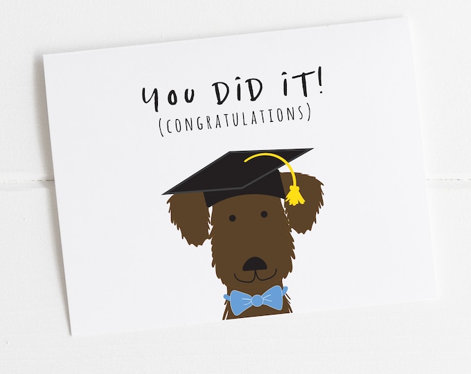 You Did It Congratulations Cards for College and High School Graduates, Class of 2020 Graduation Cards, Cards of Encouragement for Seniors