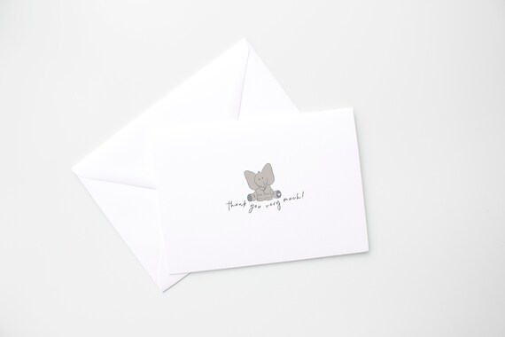 BABY SHOWER Thank You Cards Little Peanut Thank You Notes - Etsy