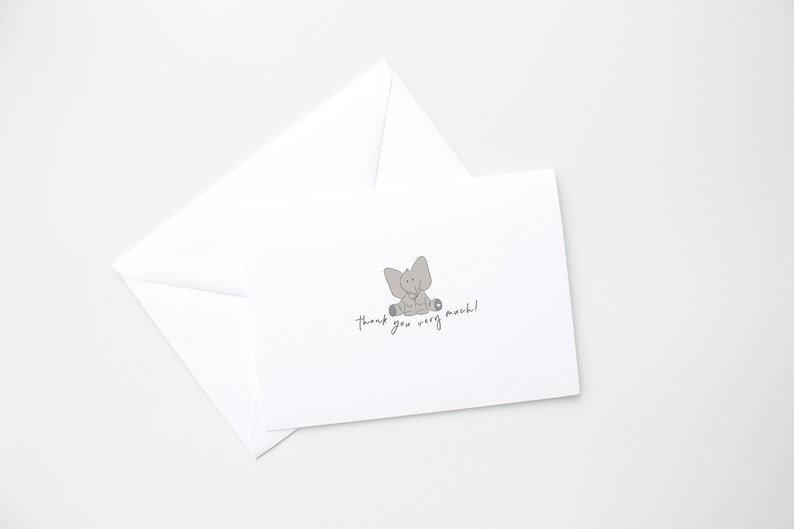 BABY SHOWER Thank You Cards Little Peanut Thank You Notes | Etsy
