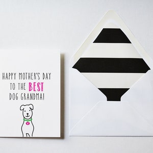PRINT AT HOME Mother's Day Card From Dog to Dog Grandma, Happy Mothers ...