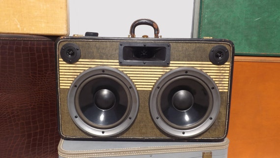 suitcase boombox