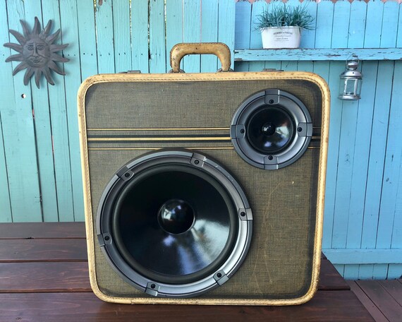 suitcase boombox