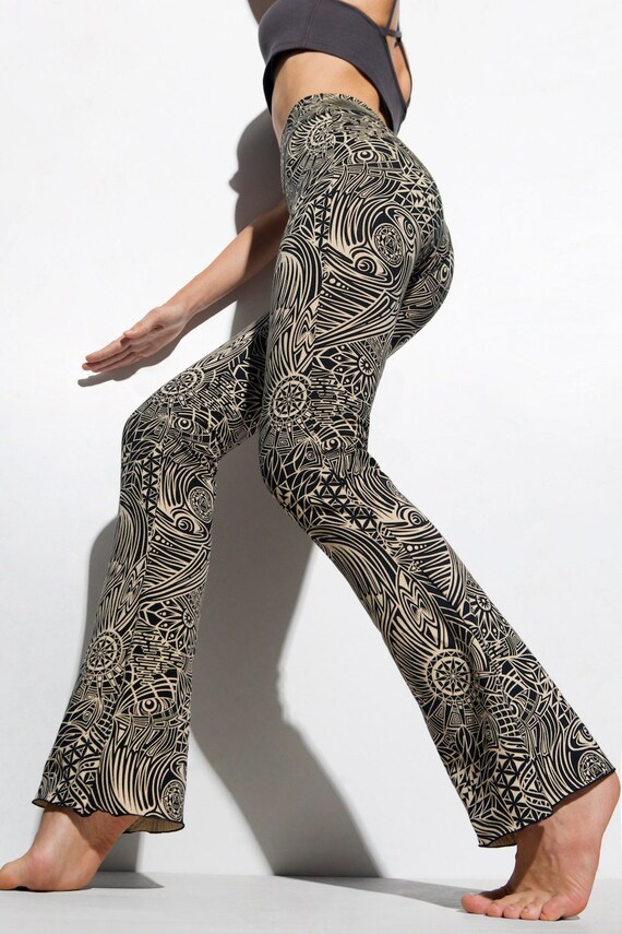 Black Bootleg Gym Trousers