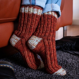 Jaywalk Socks (US & UK crochet terms)