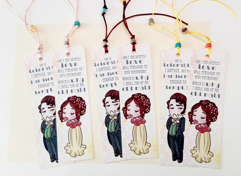 Bookmarks: Elizabeth Bennet & Mr Darcy, Pride and Prejudice image 2