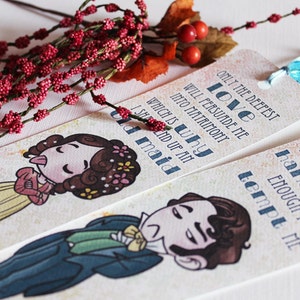 Bookmarks: Elizabeth Bennet & Mr Darcy, Pride and Prejudice image 3