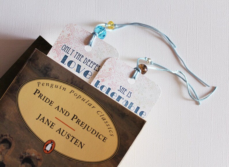 Bookmarks: Elizabeth Bennet & Mr Darcy, Pride and Prejudice image 5