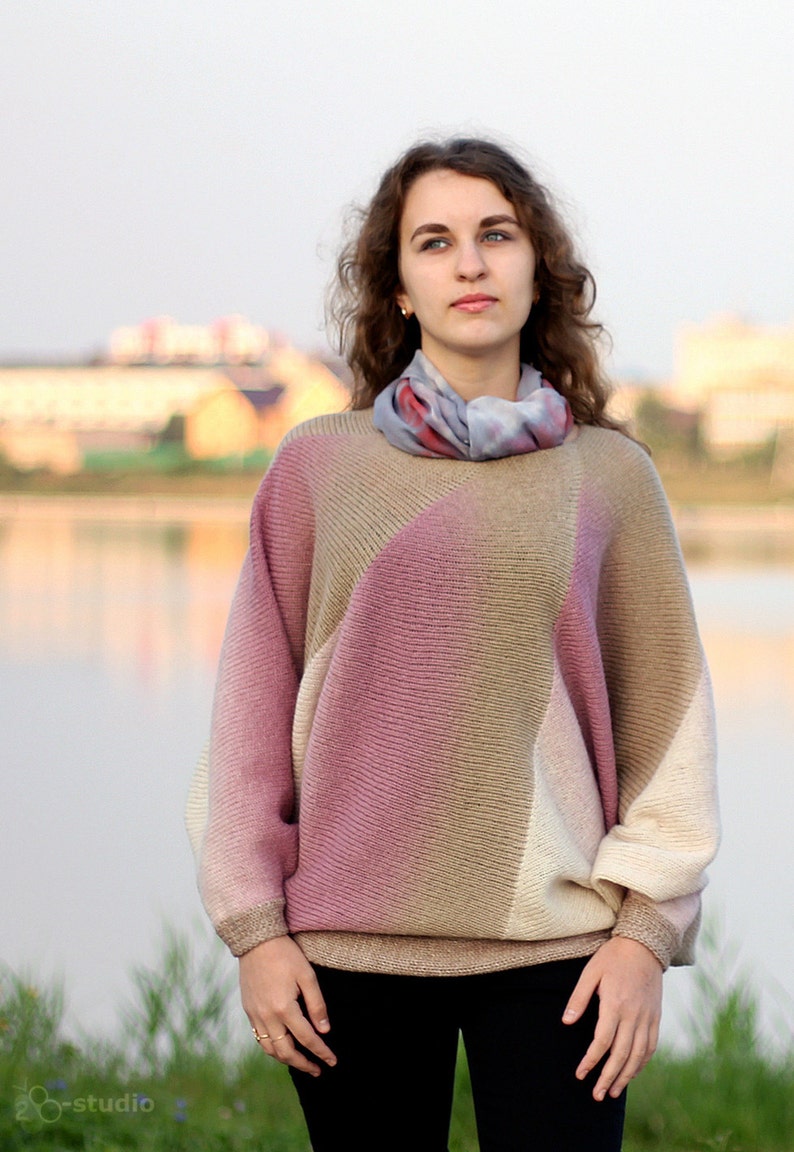 Knitting Pattern Creative hand knitted Sweaters for Women Etsy