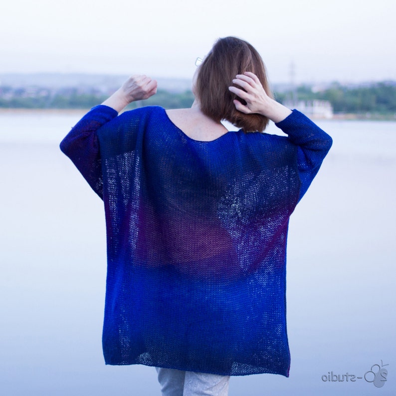 KNITTING PATTERN Plus size sweater Wool sweater Women knit Etsy