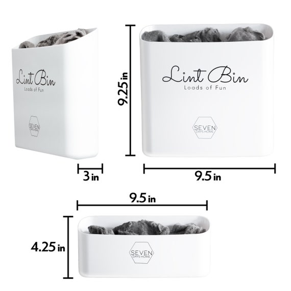 Magnetic Lint Bin for Laundry Room Decor Accessories Laundry - Etsy