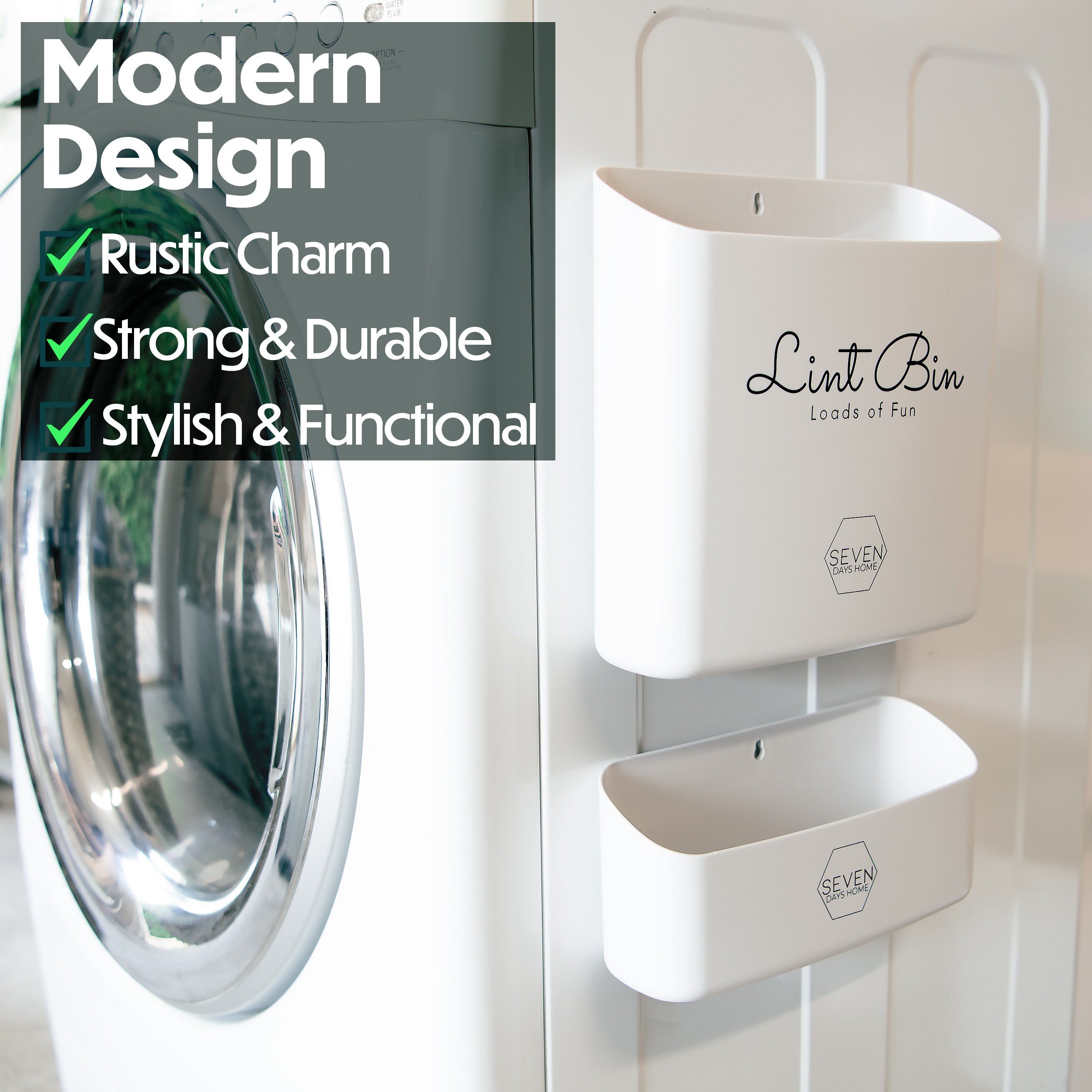Magnetic Lint Bin for Laundry Room Decor Accessories Laundry - Etsy