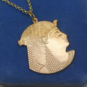 Nefertiti Necklace Pendant- Goddess Necklace- Egyptian Necklace- Statement Necklace- Pharaoh Necklace- Cleopatra Necklace- Gift For Her