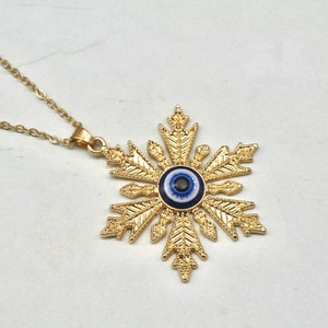 Evil Eye Necklace- Evil Eye Jewelry- Blue Eye Necklace- Turkish Eye- Greek Eye- Good Luck Necklace- Protection Necklace