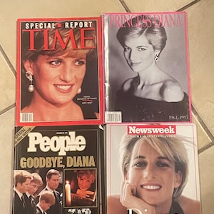 Tijdschriften met prinses Diana
