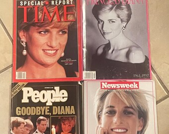 Tijdschriften met prinses Diana
