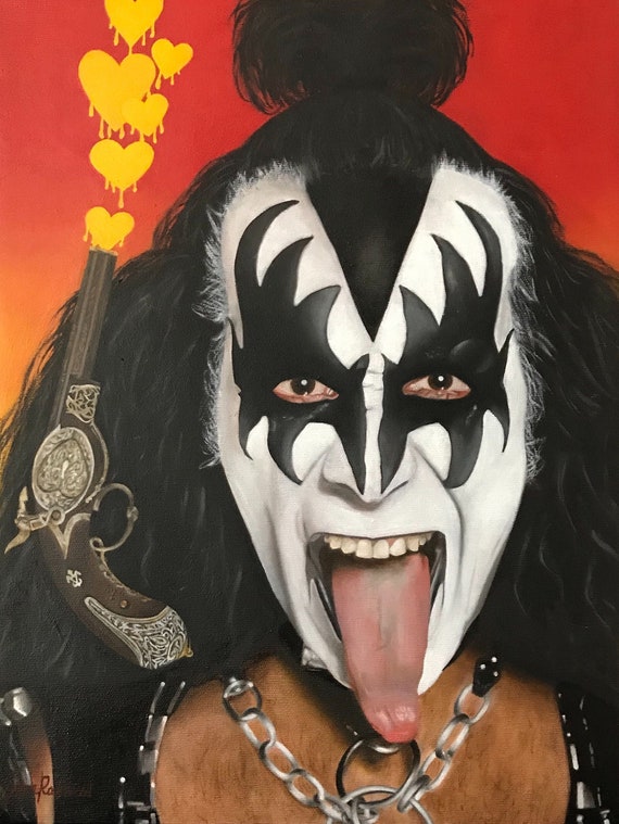 Love Gun - Gene Simmons of Kiss - Etsy Denmark