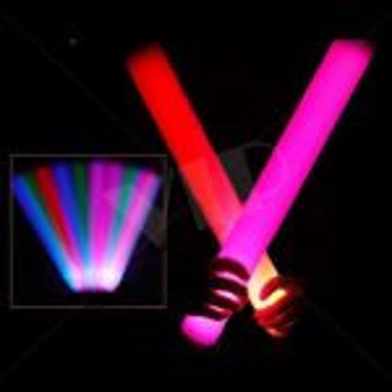 multicolor glow sticks