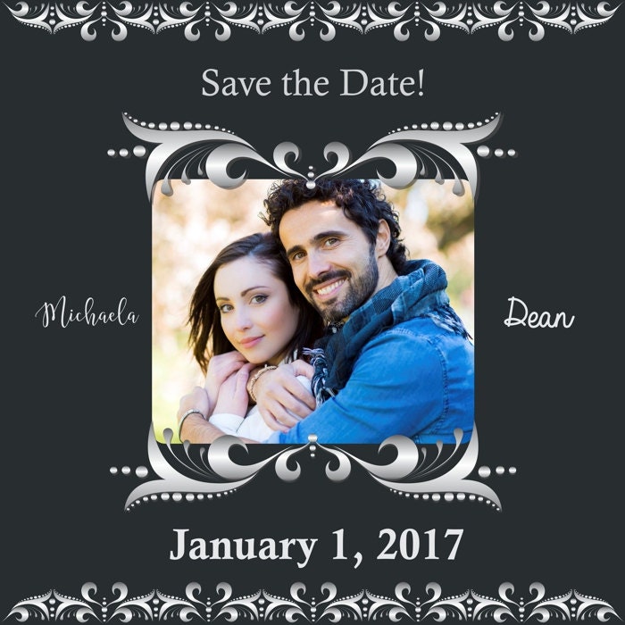 Engagement Wedding Party Poster Photo Booth Frame Poster Etsy