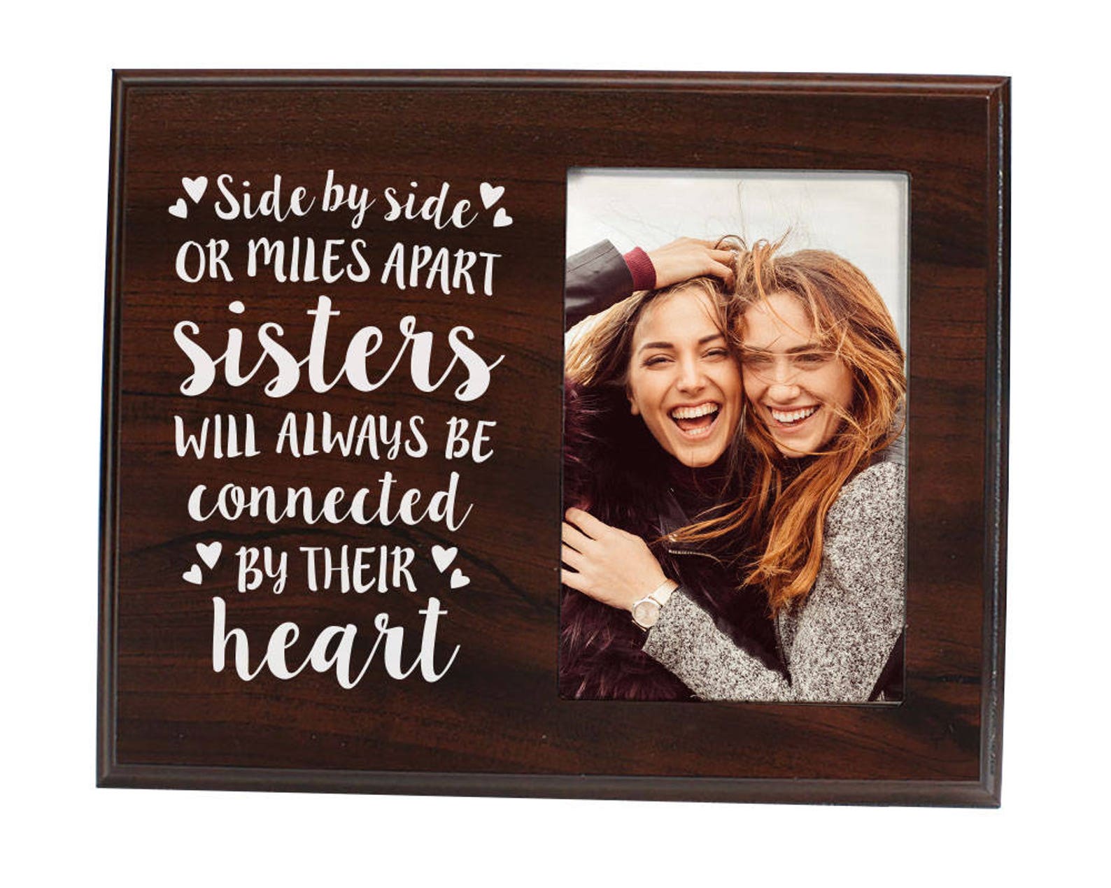 Sister Gifts Photo Picture Frame 4x6 for Women Side by Side Etsy