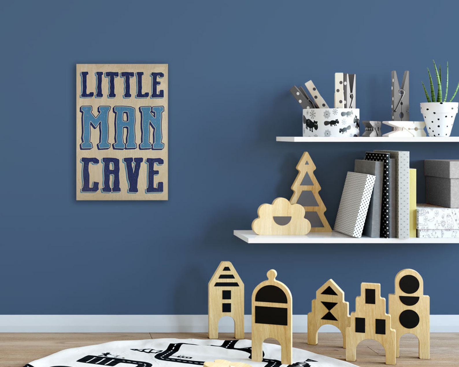 Toddler Boys Room Wall Décor Art for Kids Bedroom Lil Man Etsy