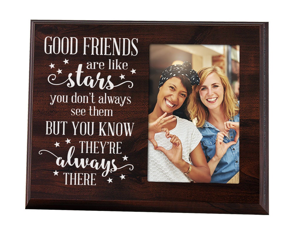 Good Friends are Like Stars Sign Picture Frame Friend Gift Best Frien…