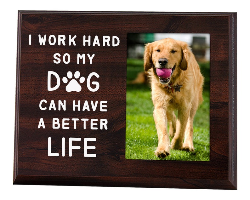 Dog Dad Or Mom Picture Frame 4x6 Lover Gifts For Image 0