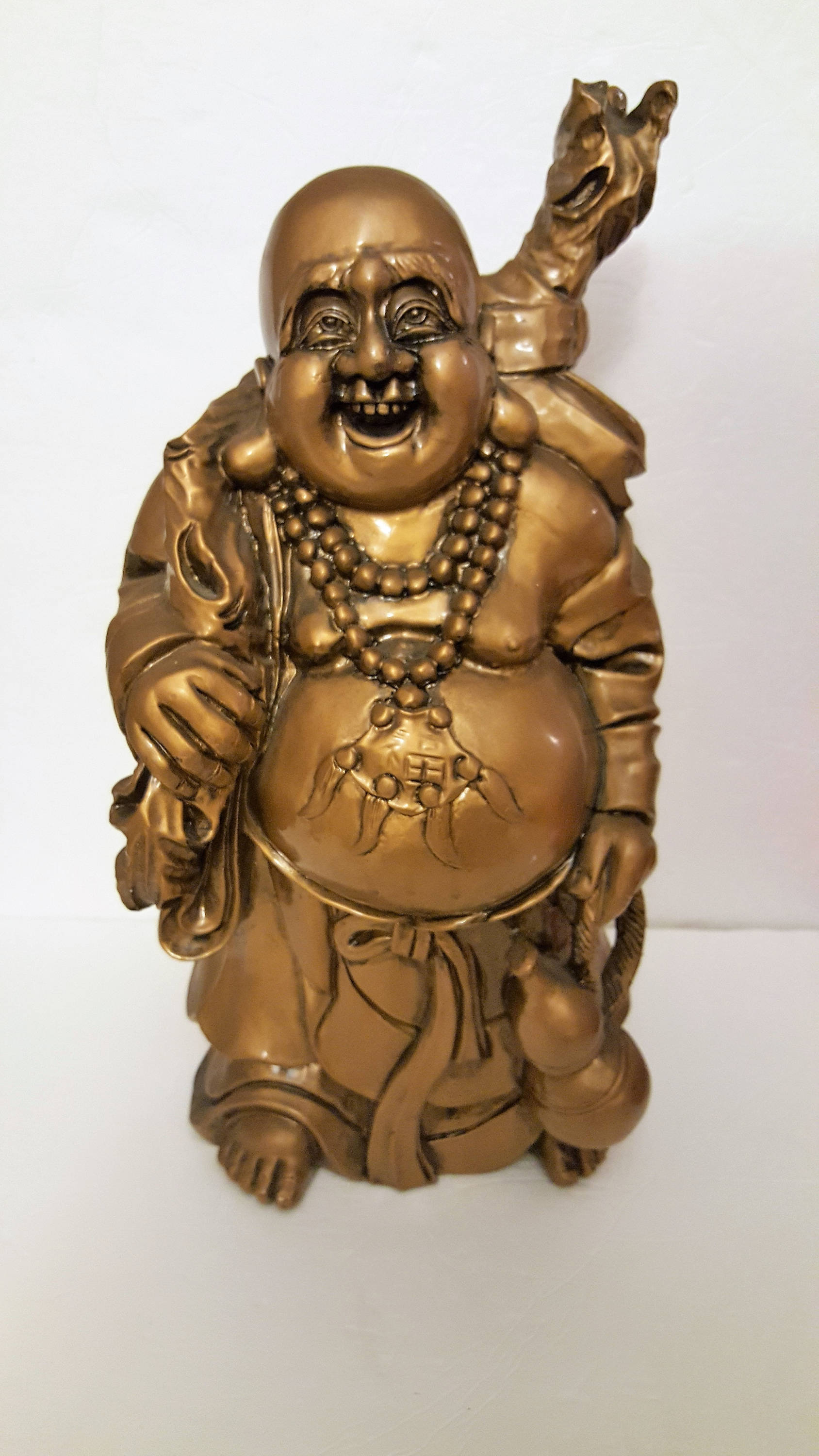 Laughing Buddha Statue 17 inches tall Etsy