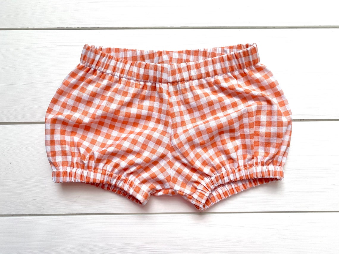Red Bloomers for Baby Gingham Shorts Disney Outfit Kids Bubble Etsy