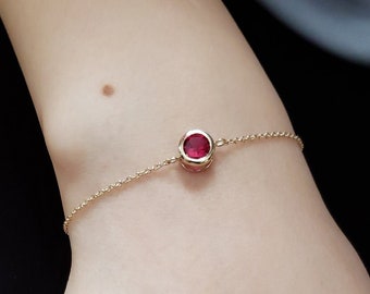 Details about   Sparkling Oval Red Ruby Multi Stone Bracelet Women Jewelry 14K Rose Gold Plated