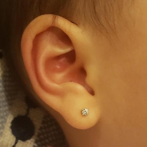 One year baby earrings online