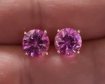 1 Carat Pink Sapphire 6mm Bezel Heart Bracelet .925 Sterling Silver 1 Carat Pink Sapphire 6mm Bezel Heart Bracelet .925 Sterling Silver