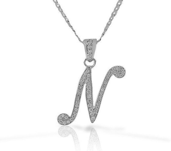 .925 Sterling Silver Vibrant CZ Fancy Charm Pendant
