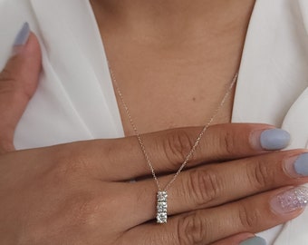◆STONEHENgE◆ Crossing 14K Lab Diamond Necklace SA24D39U4W White Gold Diamond Lariat Necklace | Maison Birks