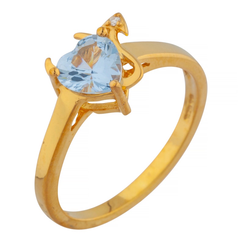 devil heart ring