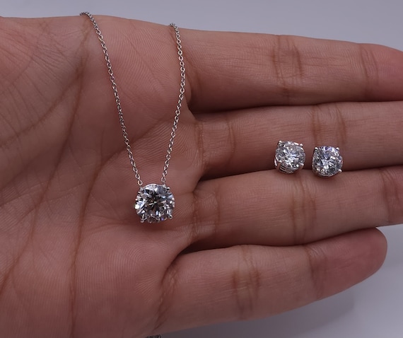 La Joya 1/6-1/3 Carat Lab Grown Solitaire Diamond Necklace | 925 Sterling  Silver Women's Diamond Pendant Necklace | Crafted in Sparkling GH VS/SI  Diamonds and A… in 2023 | Beautiful jewelry diamonds,