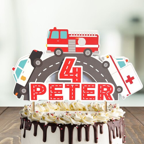 EMERGENCY VEHICLES PARTY Cups Emergency Vehicles Birthday Etsy