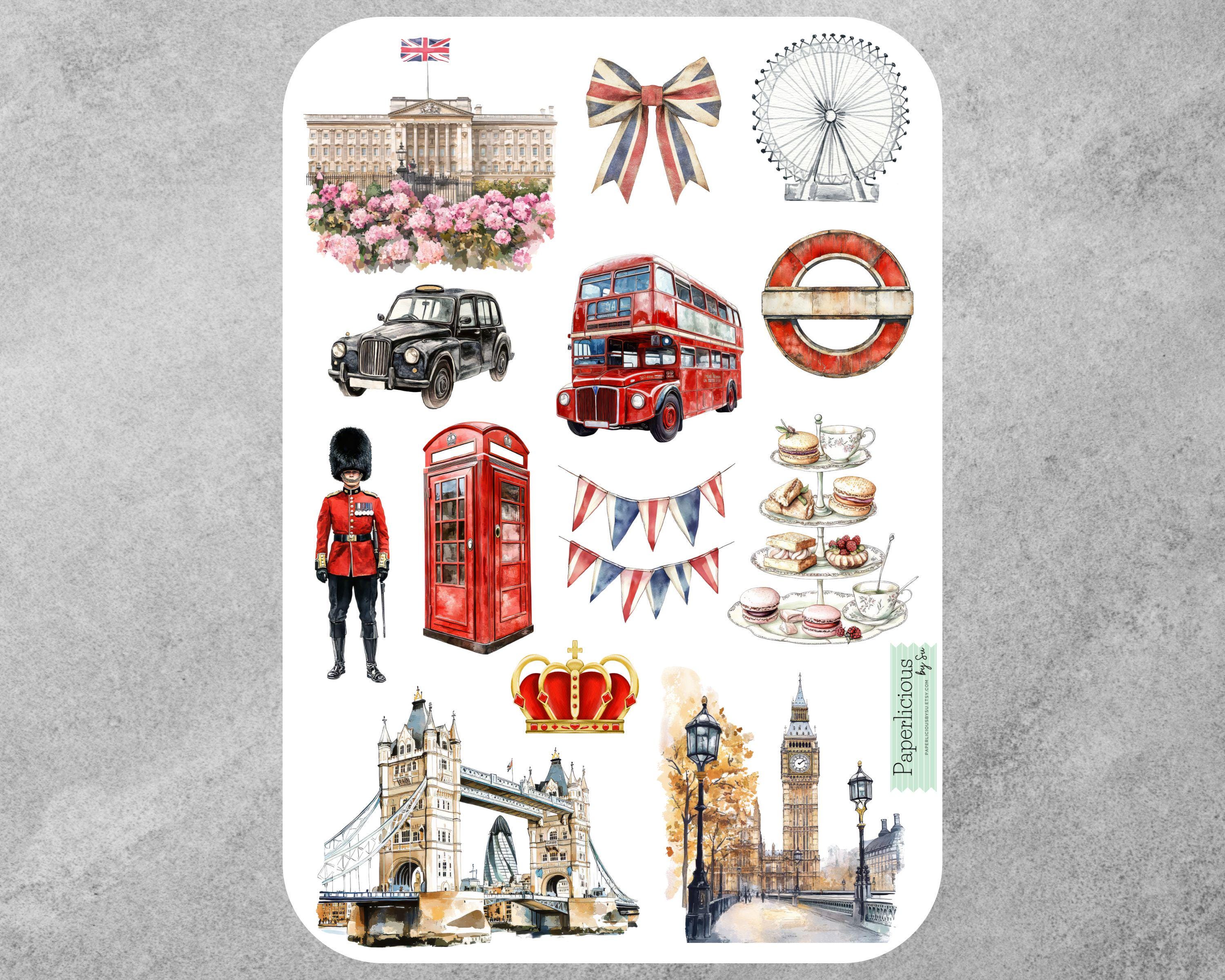 Fototapeta Londýn autobus Big Ben Union Jack vinylová 254x184 lepidlo