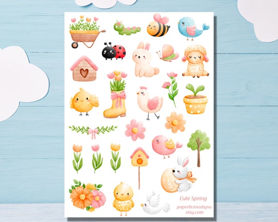 Mementos of Spring Sticker Sheet Mementos of Spring Sticker Sheet