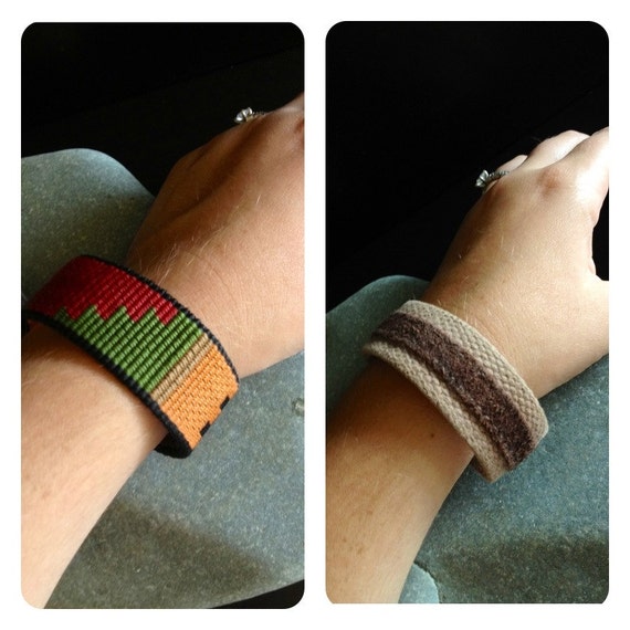 Items similar to Recycled Dog Leash Bracelet on Etsy