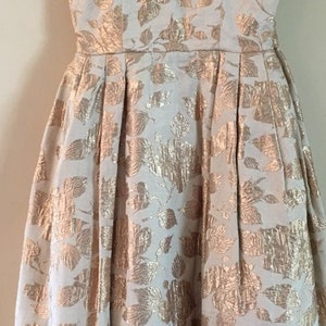 Vintage Cotillion Formals Gold Dress