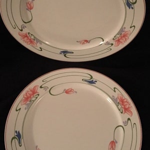 2 Villeroy & Boch Florida Dinner Plates