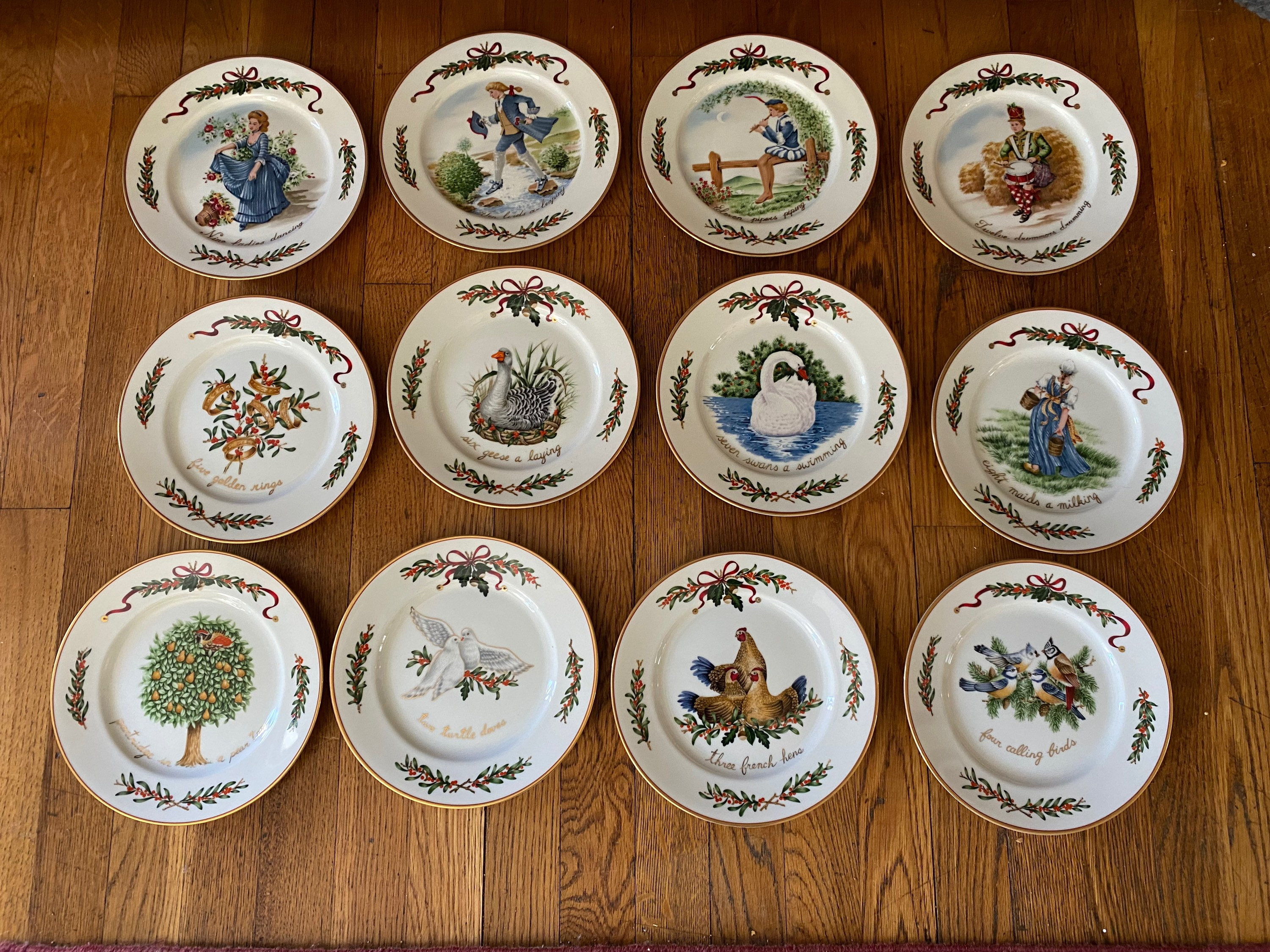12 days hotsell of christmas plates