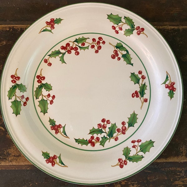 Christmas Dinner Plates Etsy