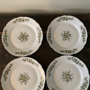 Set of 4 Inka Seltmann Weiden Bavaria BARLOW Bread Plates