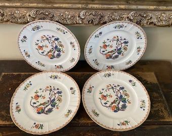 4 Bernardaud Vieux Rouen dinerborden